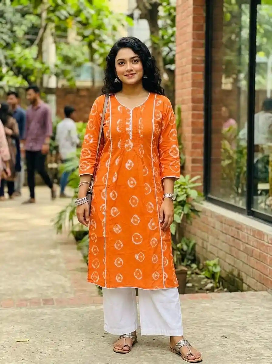 প্রিমিয়াম ওয়ান পিস কুর্তি - ফুচকা ডিজাইন